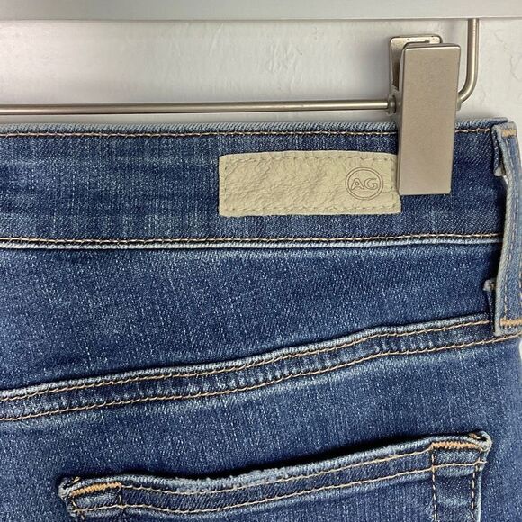 AG Adriano Goldschmied Blue The Farrah Skinny Ankle Jeans 25 - Picture 3 of 6